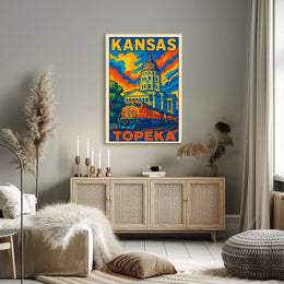Kansas Topeka Poster
