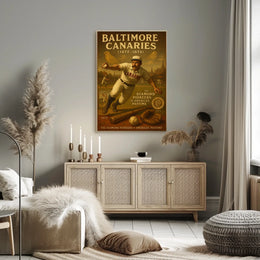 Baltimore Canaries Pioneers Of Poster