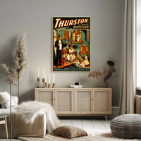 Thurston the Great Magician Vintage Show Magic Poster