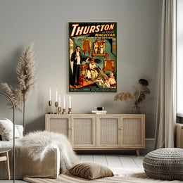 Thurston the Great Magician Vintage Show Magic Poster