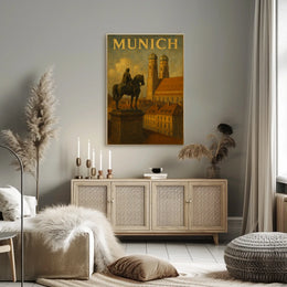 Munich Cityscape Poster