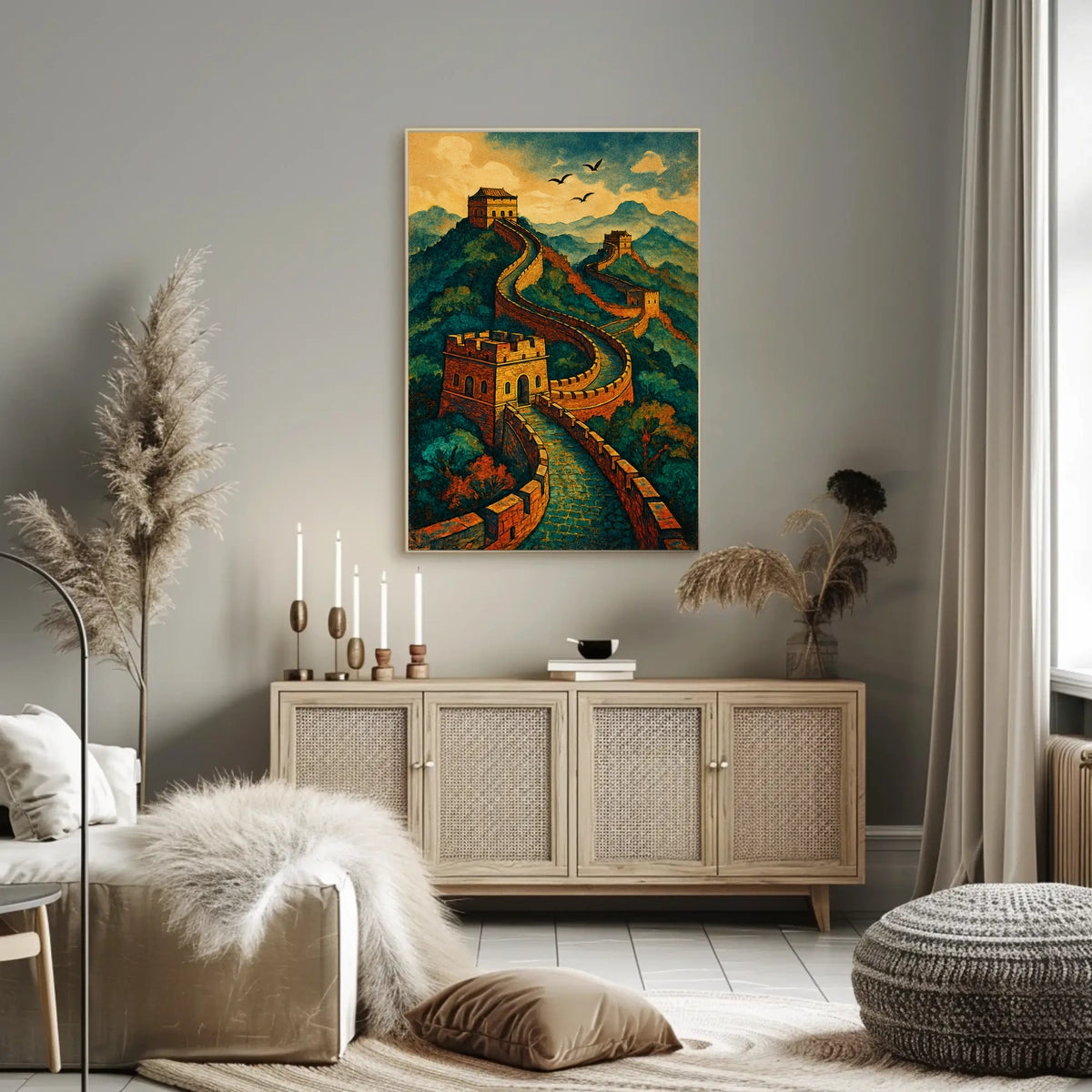 The Great Wall of China A Timeless Wonder Poster