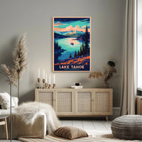 Lake Tahoe Scenic Poster