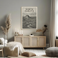 North Dakota Landscape Poster