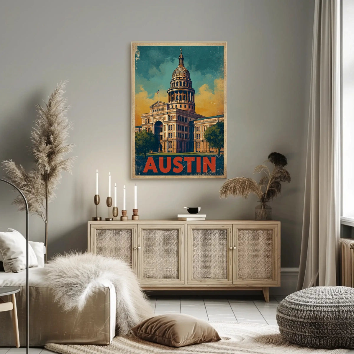 Austin Capitol Poster