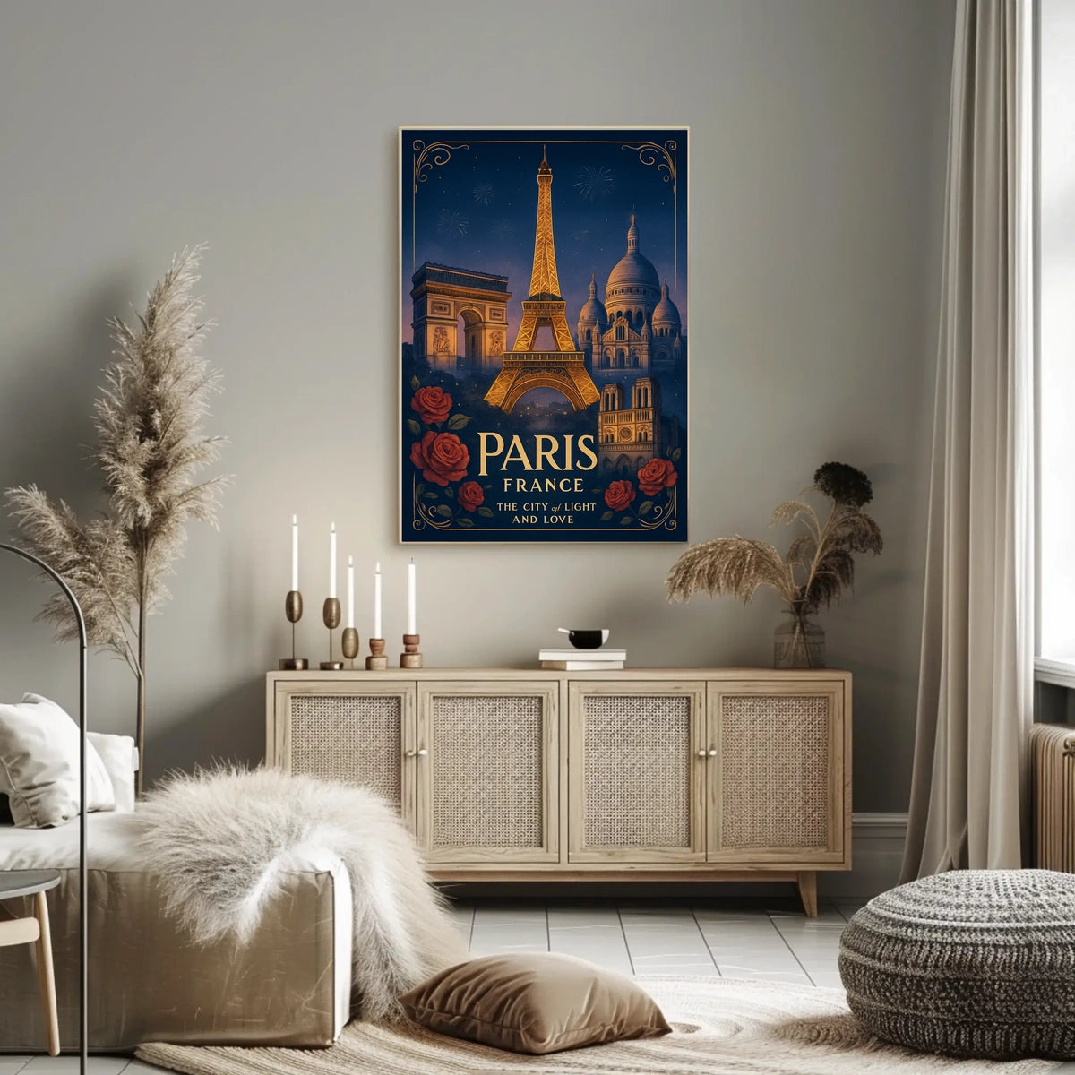 Paris The City of Light and Love Poster