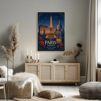 Paris The City of Light and Love Poster