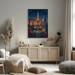 Paris The City of Light and Love Poster