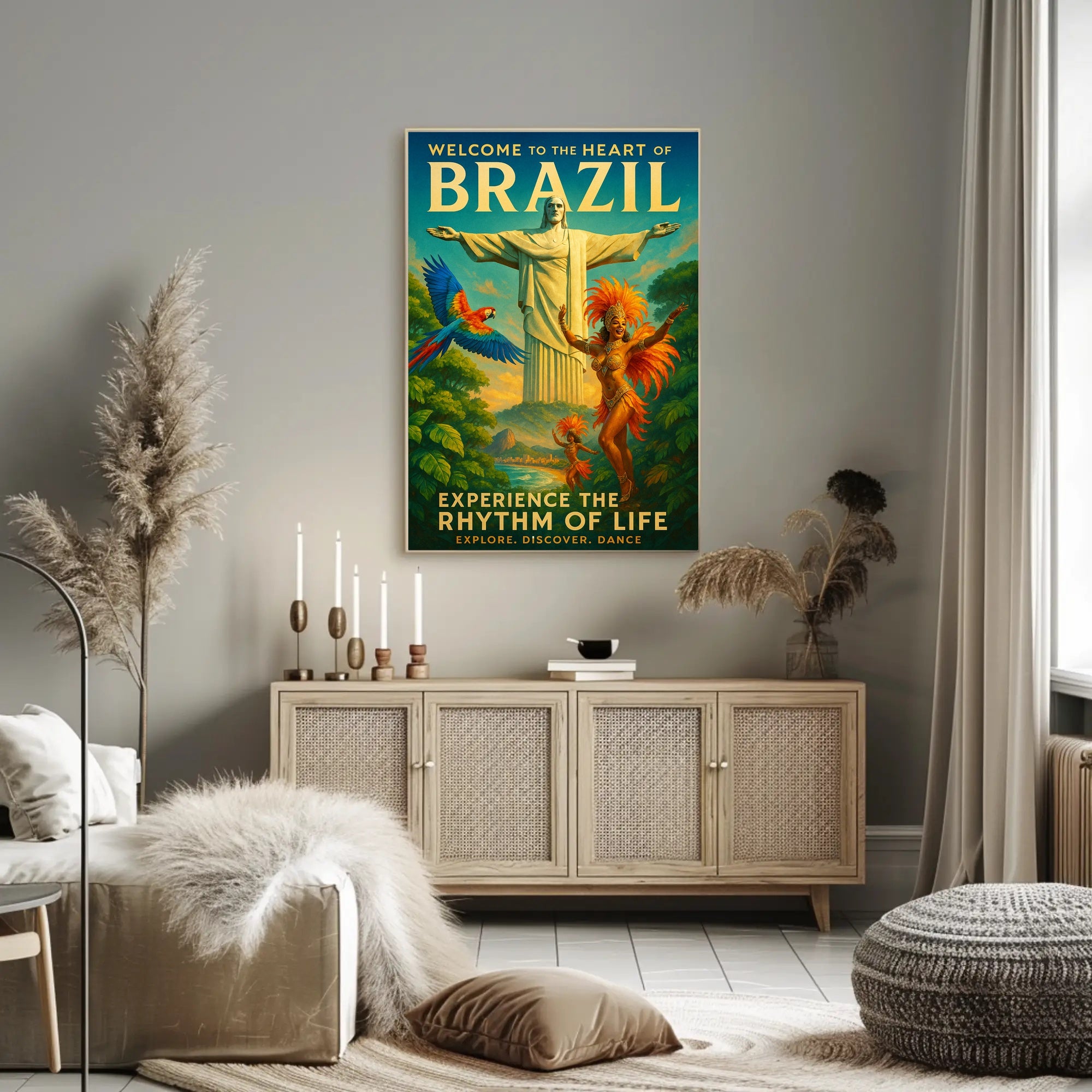 Welcome to the Heart of Brazil Poster