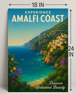 Experience the Amalfi Coast Poster PosterGoat