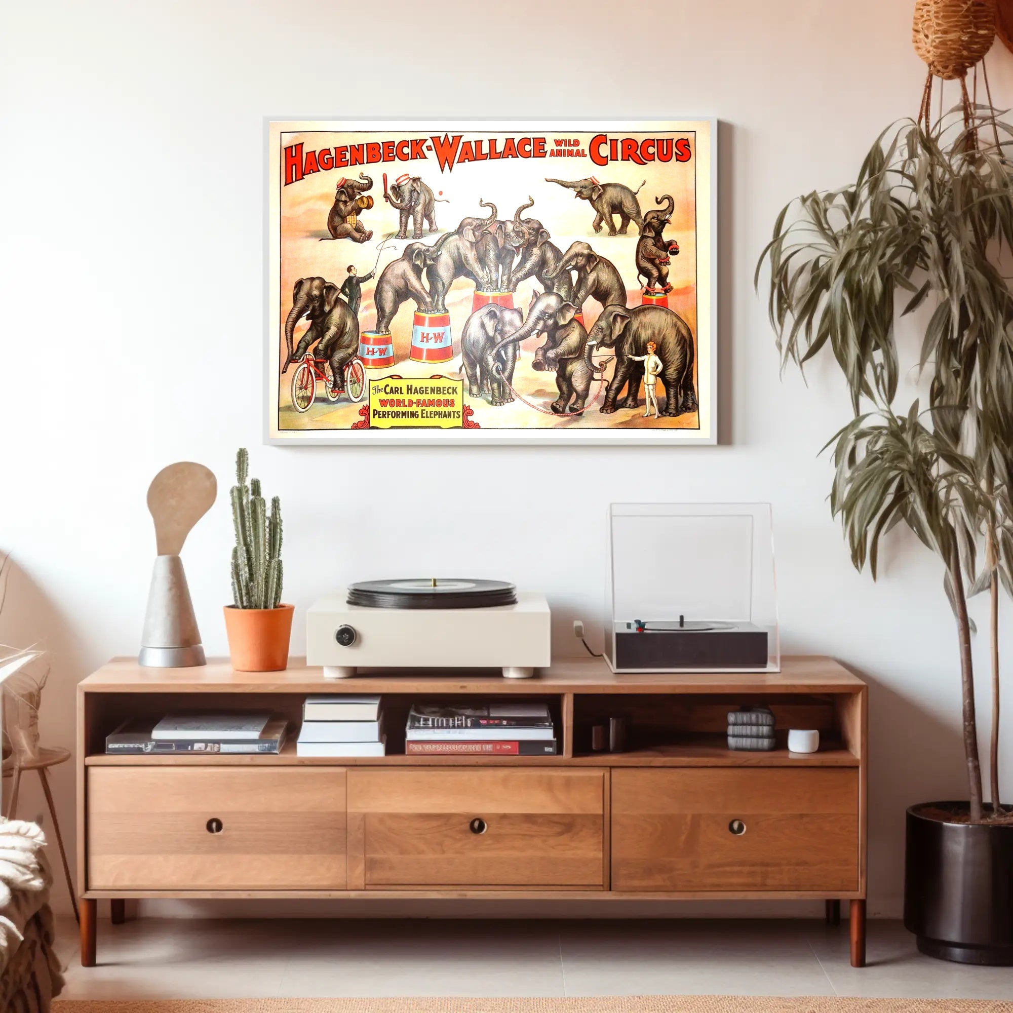 Hagenbeck-Wallace Wild Animal Circus Poster