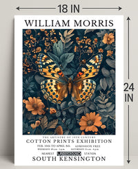William Morris Exhibition Cotton Prints Cultural or Heritage Poster