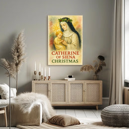 Catherine of Siena Religious Heritage Artistic Poster