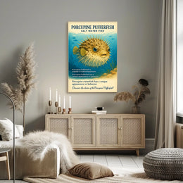 Discover the Porcupine Pufferfish Poster