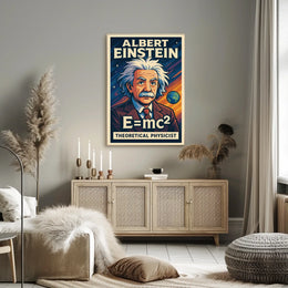 Albert Einstein Theoretical Physicist Poster