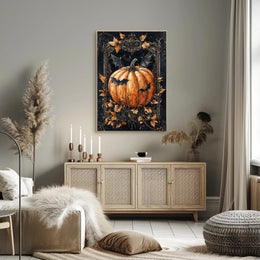 Enchanted Autumn Night Poster