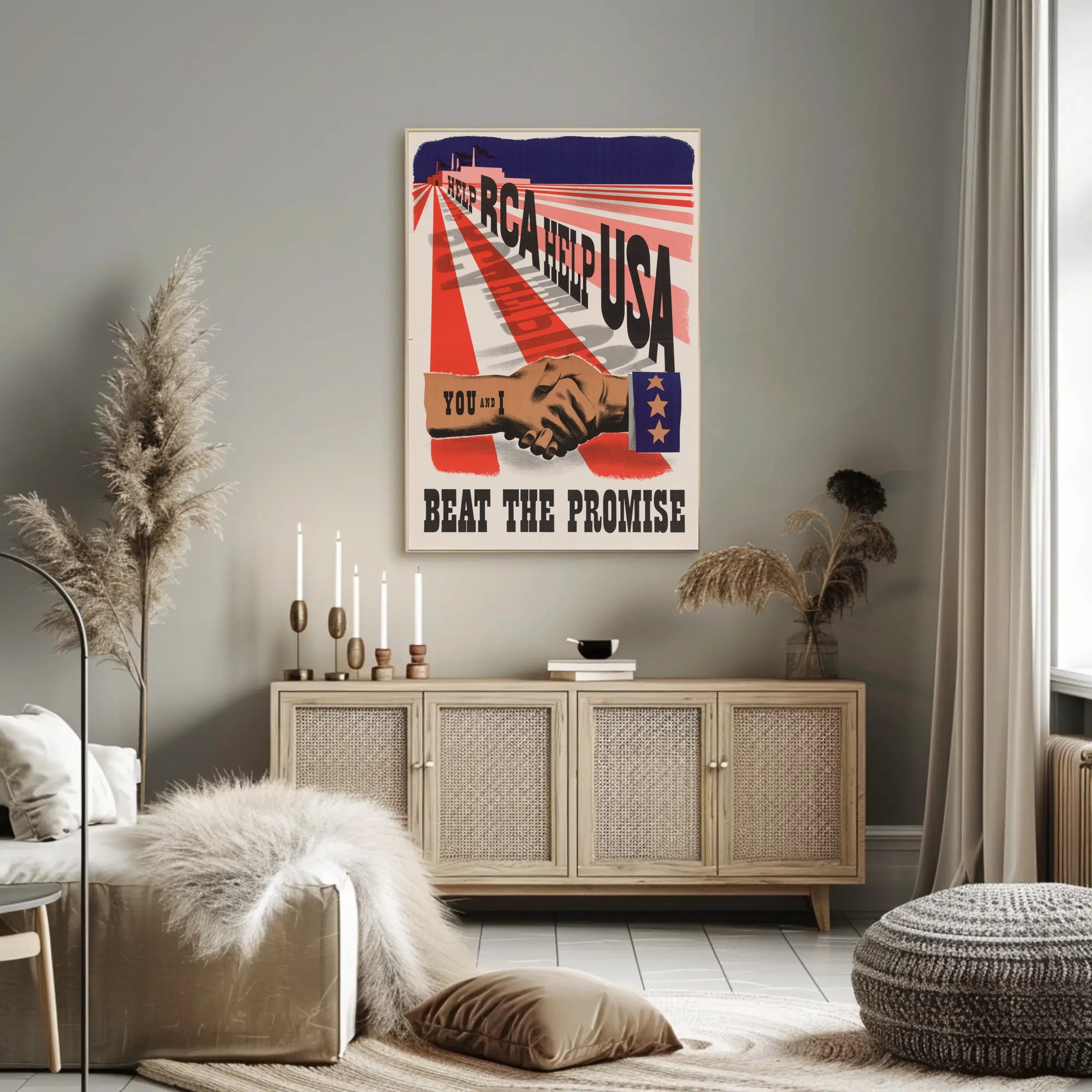 Help RCA, Help USA Poster PosterGoat