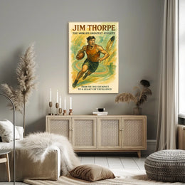Jim Thorpe Icon of Athletic Excellence Jim Thorpe Poster
