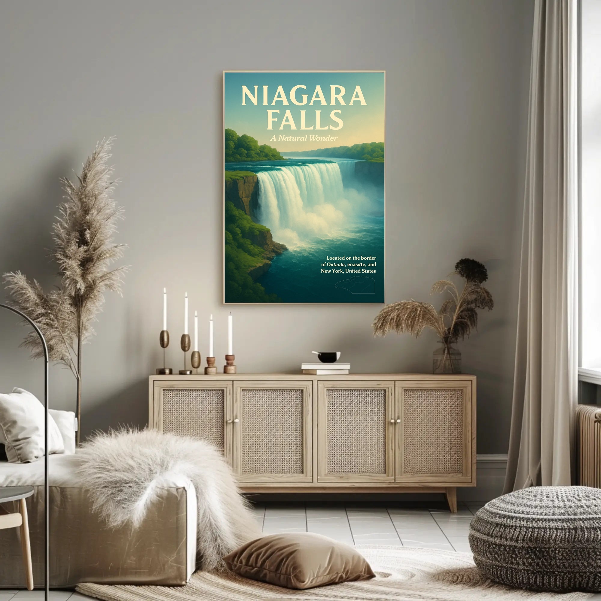 Niagara Falls A Natural Wonder Poster