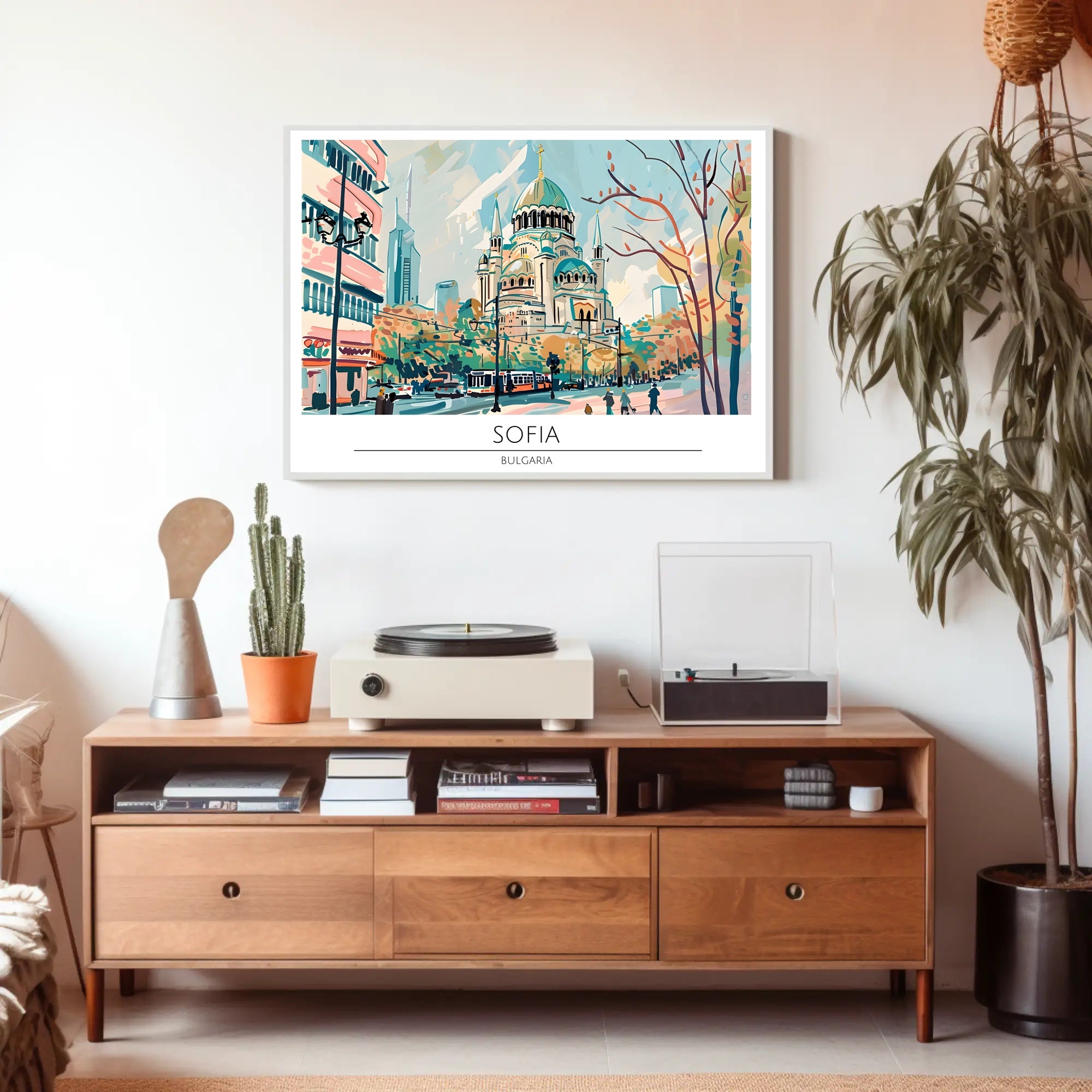 Sofia's Architectural Charm Poster PosterGoat