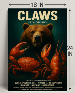 Claws Feel the Bite Vintage Poster Art PosterGoat