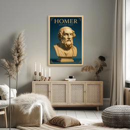Homer Ancient Poet Poster