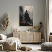 The Enigmatic Wanderer Art Print Poster for Home Decor and Travel Enthusiasts PosterGoat