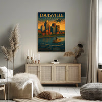 Louisville, Kentucky Where Tradition Meets Innovation Poster