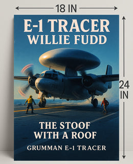 E-1 Tracer The Stoof with a Roof Poster PosterGoat