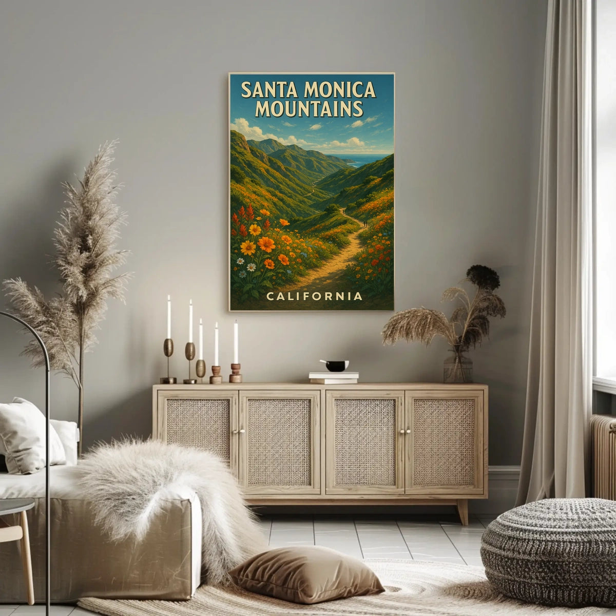 Santa Monica Mountains Poster