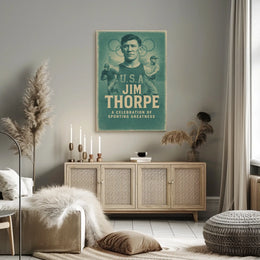 Celebrating a Legend Jim Thorpe Poster