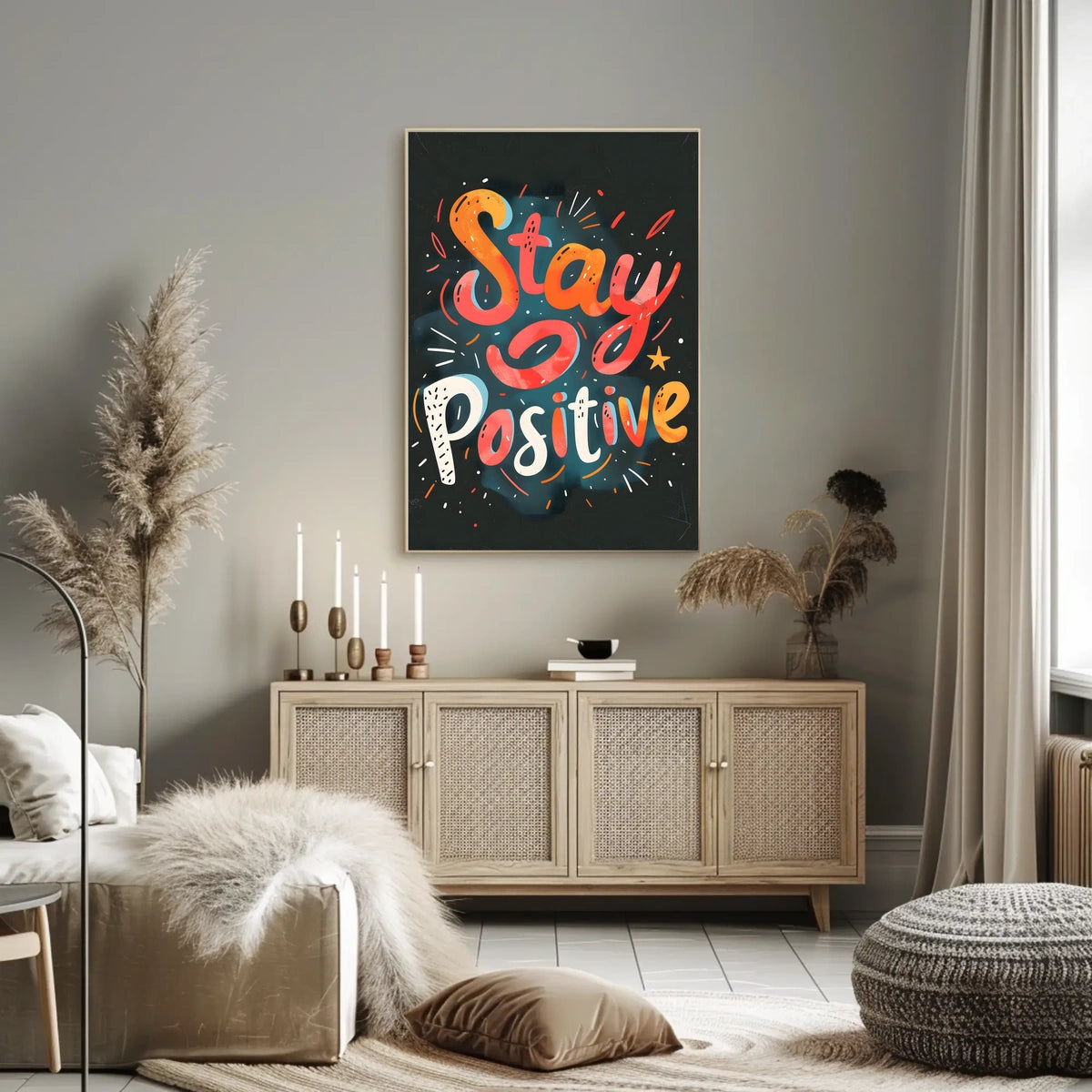 Stay Positive Poster