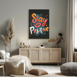 Stay Positive Poster