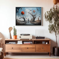 Dreamlike Surreal Art with Whimsical Elements - Artistic Poster