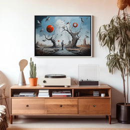 Dreamlike Surreal Art with Whimsical Elements - Artistic Poster
