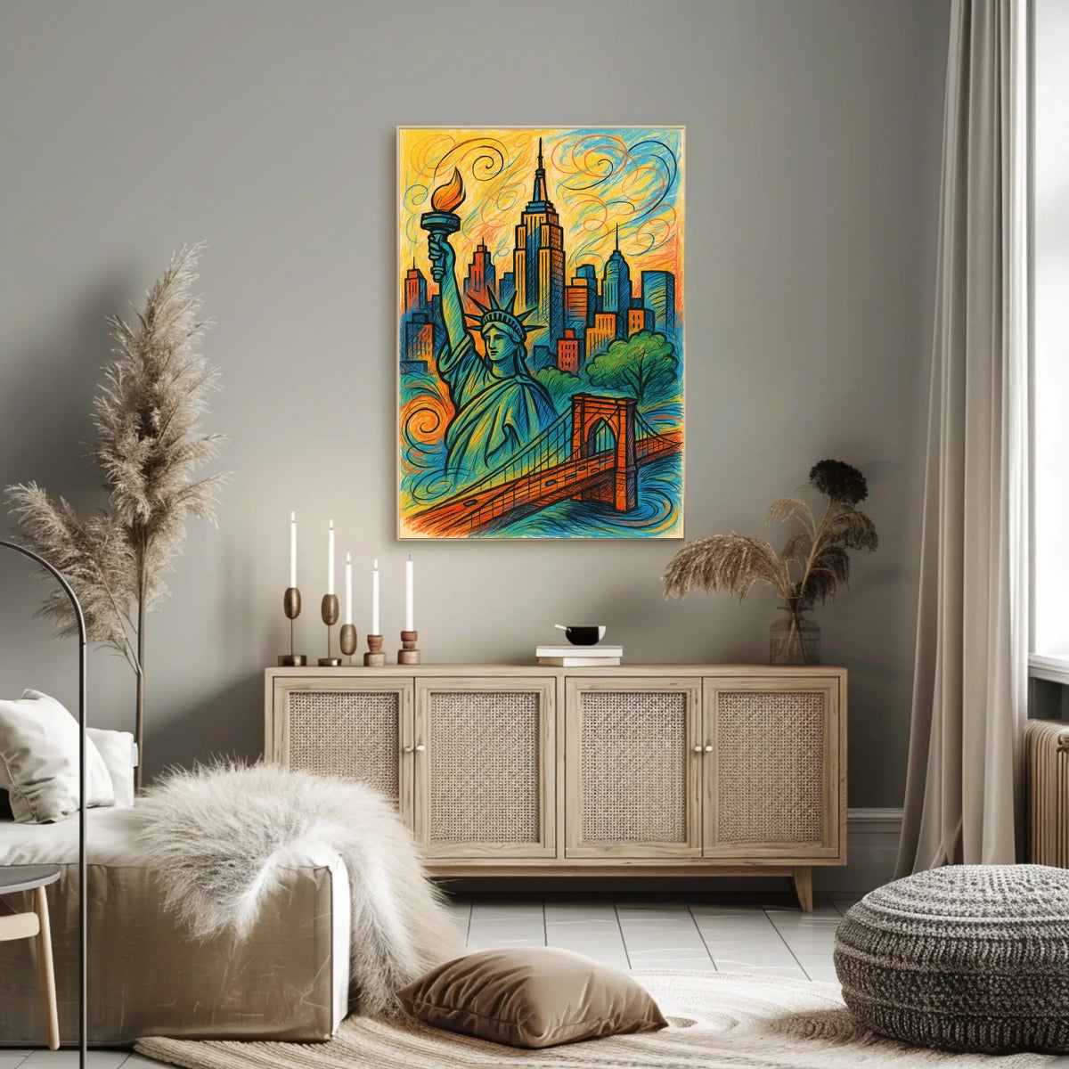 Vibrant New York Cityscape
