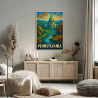 Pennsylvania Capitol Art Poster