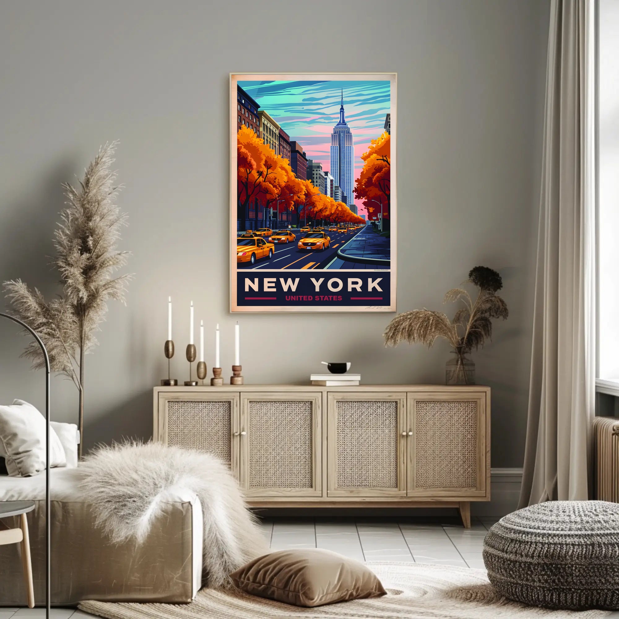 New York in Autumn Poster