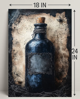 Mysterious Potion Bottle Poster
