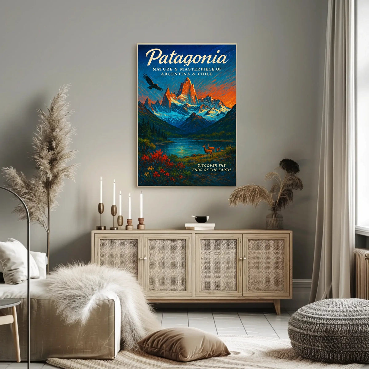Patagonia Natures Masterpiece Poster