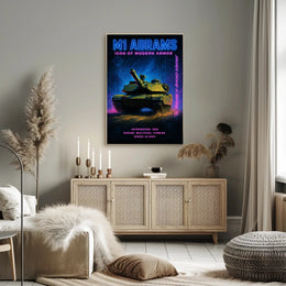 M1 Abrams Icon of Modern Armor Poster PosterGoat