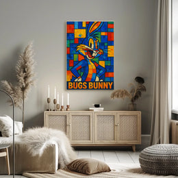 Bugs Bunny in Vibrant Colors Poster