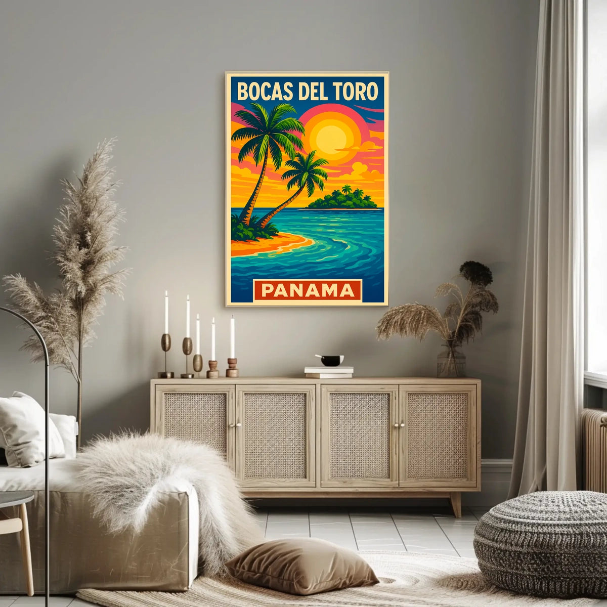 Bocas Del Toro Tropical Paradise Poster
