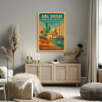 Abu Dhabi Jewel of the Emirates Cultural or Heritage Poster