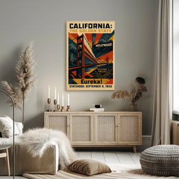 California The Golden State Poster