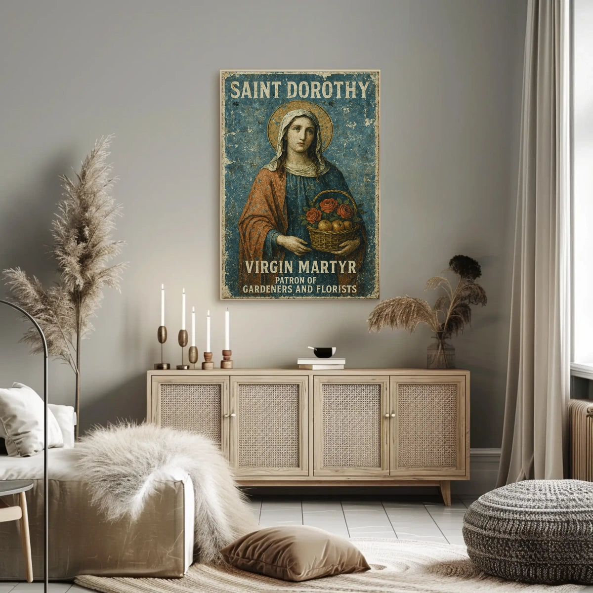 Saint Dorothy Patron Of Gardeners And Poster