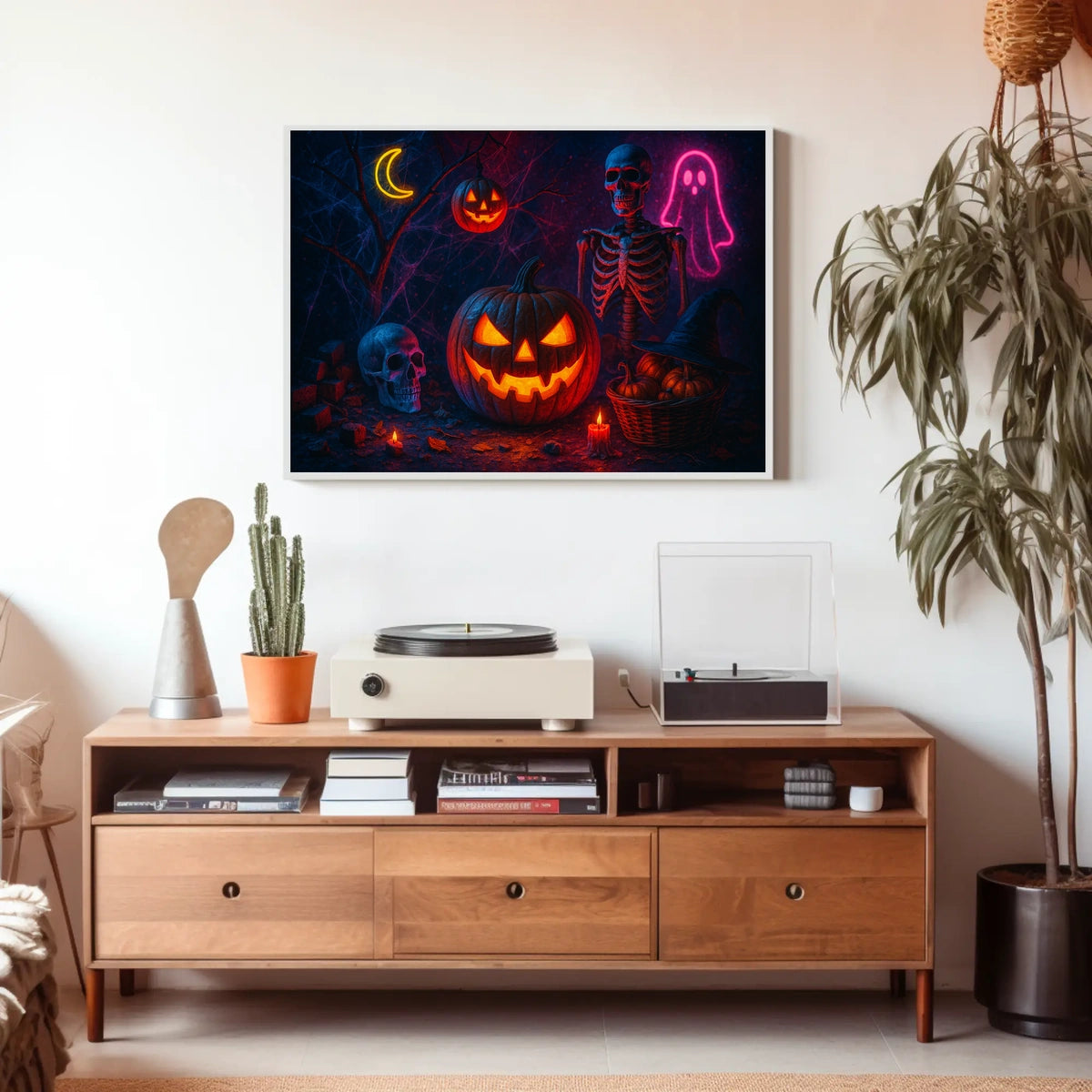 Spooky Halloween Night Gothic Realism Collector Enthusiasts Museum Quality Timeless Wall Art Poster