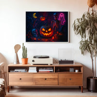 Spooky Halloween Night Gothic Realism Collector Enthusiasts Museum Quality Timeless Wall Art Poster