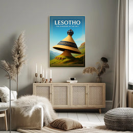 Lesotho The Kingdom in the Sky Poster PosterGoat