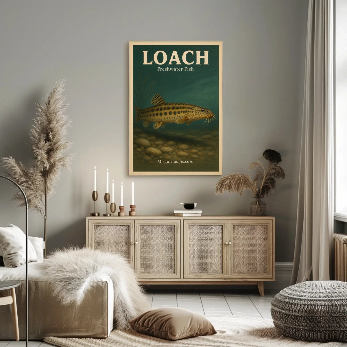 Loach Freshwater Fish Poster